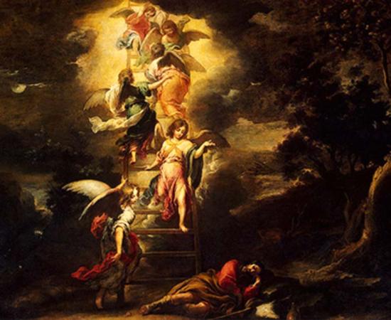 ‘Jacob’s Dream’ with Jacob’s ladder (1660-1665) by Bartolomé Esteban Murillo.