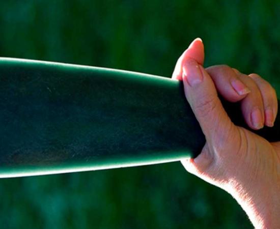 Stone Age jade axehead, Scotland, c. 4000 BC. Most of them were brought to Scotland around 4,000 years BC. Credit: Project Jade