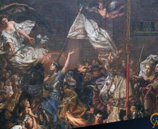 Detail of ‘The Maid of Orléans’ (1886) by Jan Matejko.