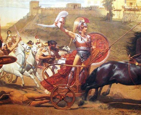 Triumph of Achilles in Corfu Achilleion.