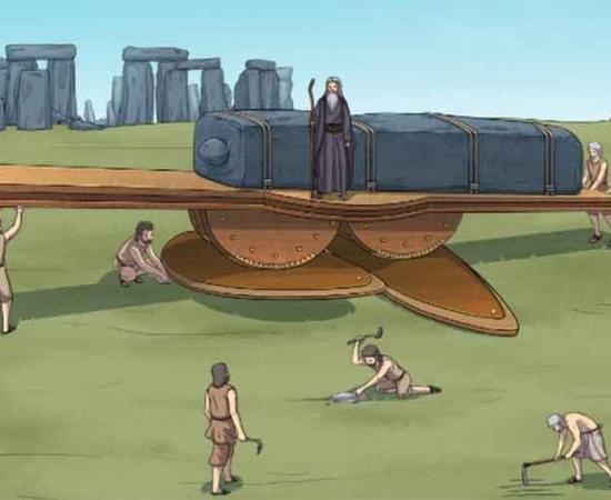 Lifting Machine May Have Moved Huge Objects at Stonehenge and Egypt!