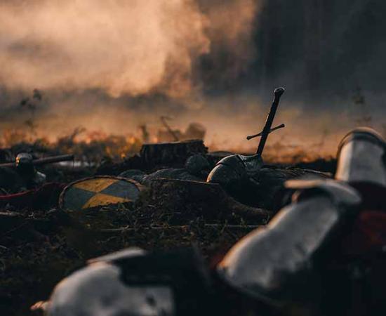 Medieval battlefield. Source: Gorodenkoff / Adobe Stock 