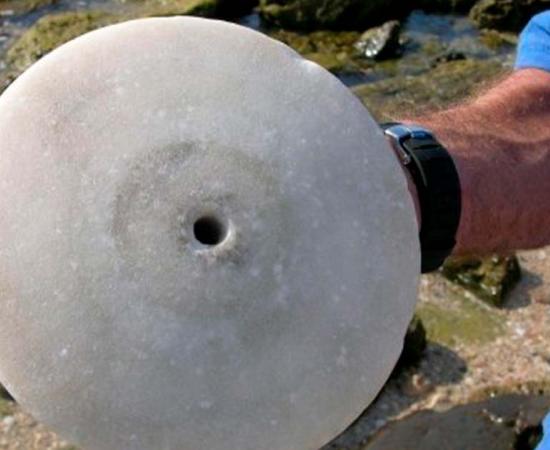 The magic disc was discovered by an Israeli lifeguard near Tel Aviv. Source: Israel Antiquities Authority