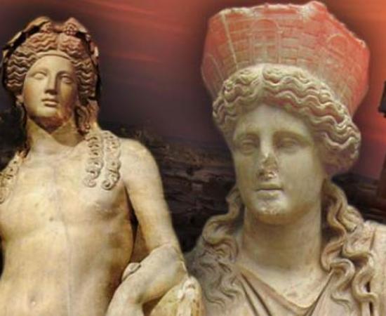 1st century BC marble statue of Cybele from Formia, Lazio