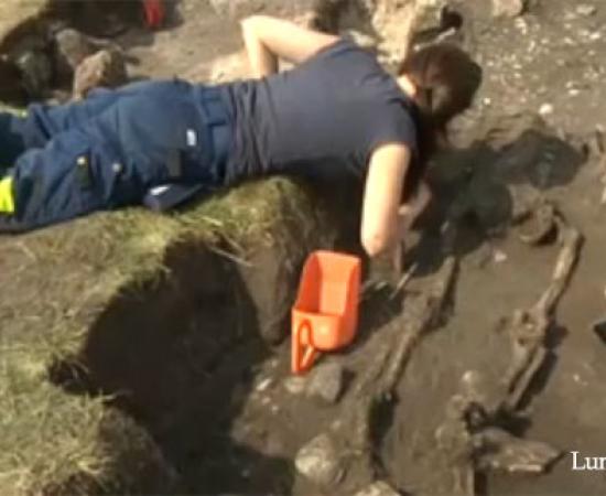 1,500 years old crime scene in Sweden