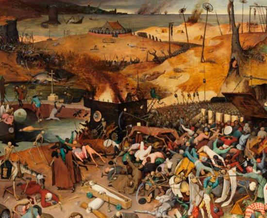 Massacres have been a near constant in human history. Pieter Bruegel the Elder painting The Triumph of Death, circa 1562. Source: Public Domain