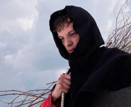 The medieval peasant off to work in the fields. Source: Demian / Adobe Stock