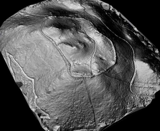 Northeastern view of the remains at Castro Valente, where the medieval fortress has been uncovered thanks to LiDAR technology. Source: Fernàndez-Pereiro & Sánchez-Pardo / CC BY-NC-ND 4.0