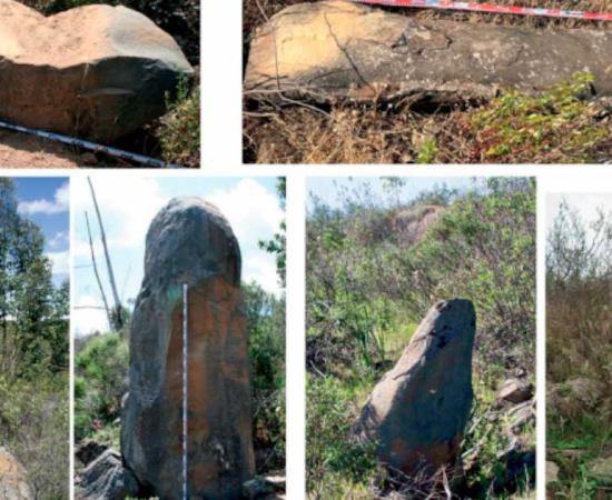 Some of the hundreds of stones now mapped at the megalithic site in Huelva, Spain. Source: GONZÁLEZ BATANERO, D et al./ Antiquitas