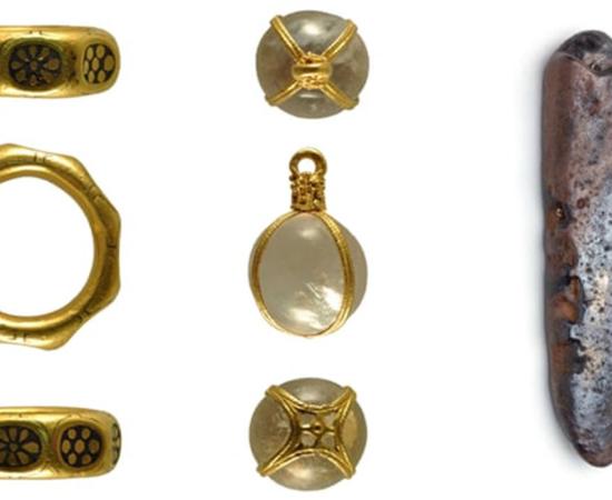 Most of the artifacts found in the treasure hoard stolen by the metal detectorists are now missing, but police have recovered a ring, crystal pendant and ingot found in the haul.   