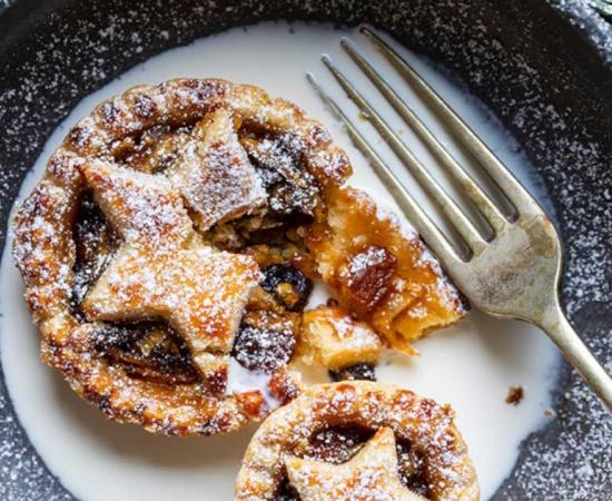 Traditional mince pies.