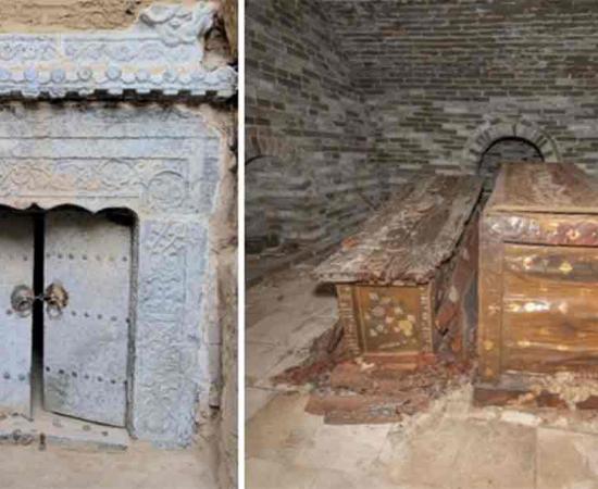 A Ming Dynasty tomb, remarkably preserved, was discovered in Xinzhou city, located in Shanxi province. Source: Shanxi Provincial Institute of Archaeology