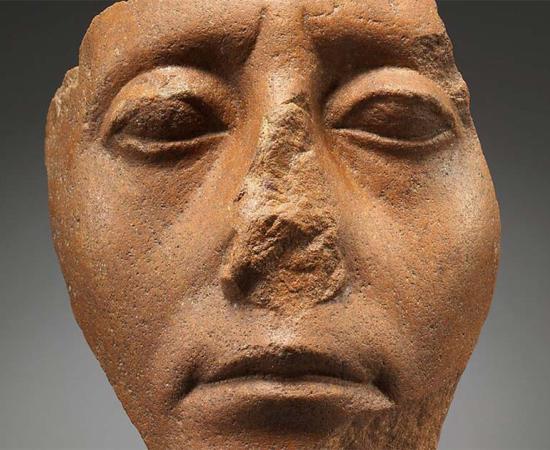 The statue of pharaoh Senwosret III, who ruled from 1878 BC to 1839 BC, is another in a long line of missing Egyptian noses. Source: Public domain