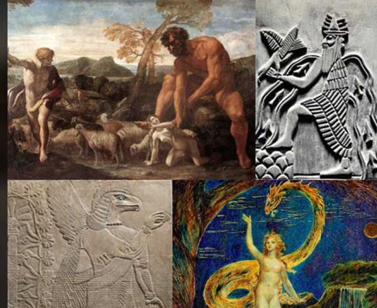 Many stories from mythology are misinterpreted. ‘Norandino and Lucina Discovered by the Ogre’ (1624) by Giovanni Lanfranco. (Public Domain) Image of the Sumerian god Enki. Modern reproduction of a detail of the Adda seal (c. 2300 BC). (Public Domain) Assyrian relief carving from Nimrud, 883–859 BC, depicting a so-called handbag. (Metropolitan Museum of Art) ‘Eve Tempted by the Serpent’ (1799-1800) by William Blake. (Public Domain)  By Priscilla Vogelbacher