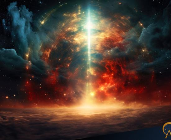 AI representation of Genesis 1:1: “In the beginning, God created the heavens and the earth.”