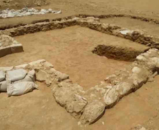 This rural mosque likely served nearby farmers sometime between 600 and 700 AD. (Emil Aladjem / Israel Antiquities Authority)