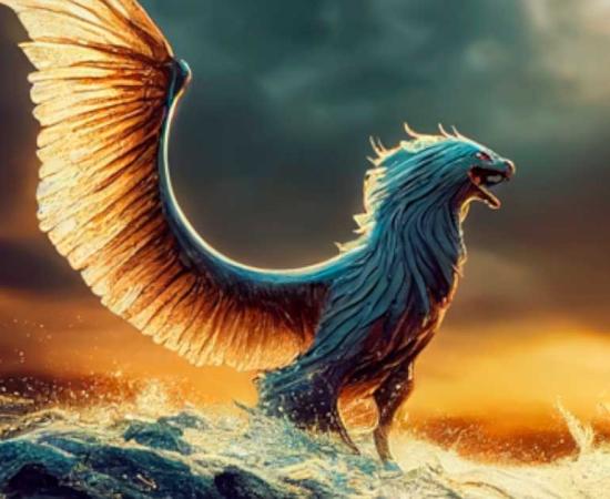 Mythical creatures from around the world include the legendary Griffin shown here. Source: ShiaoHuai / Adobe Stock