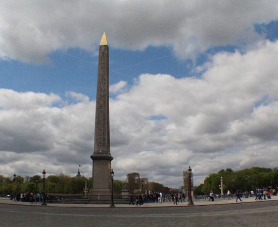 The Luxor Obelisk in the Place de la Concorde in Paris