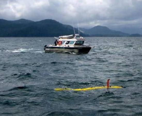 Researchers probe the ocean floor in Juan Perez Sound with University of Victoria’s AUV