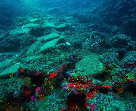 The 3,600-year-old shipwreck found in the Aegean Sea.