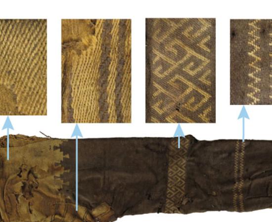 The so-called world’s oldest trousers discovered in China’s Tarim Basin used different textile techniques for different parts of the trouser fabric. Source: M. Wagner / Archaeological Research in Asia