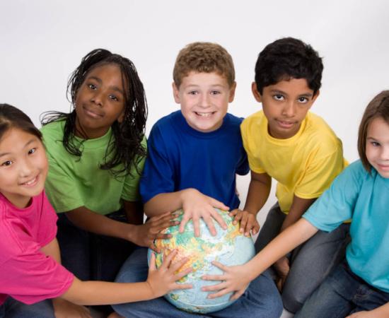 A representation of the unity of all humanity, regardless of race or ethnicity.