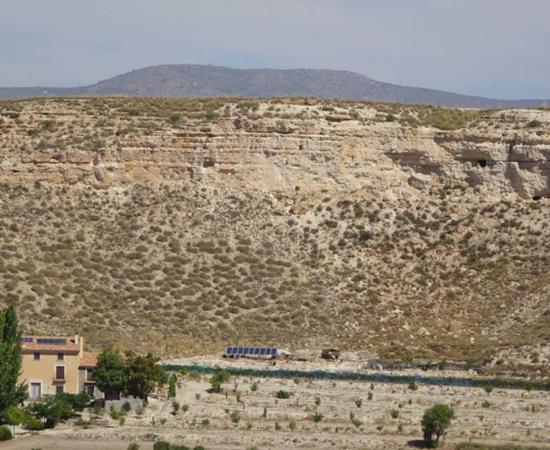 The sedimentary outcrops at Orca