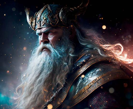 Wednesday is named after Odin (Wotan), the all-father of Norse mythology. Source: The_AI_Revolution / Adobe Stock