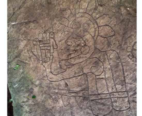 Petroglyphs at Veracruz, Mexico
