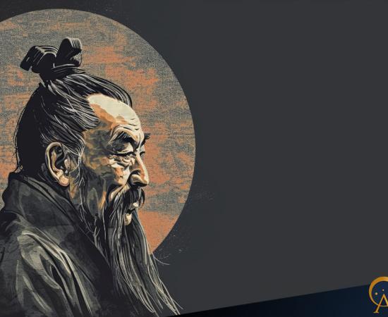 AI artwork of the philosopher, Confucius.