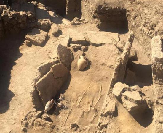 Pre-Roman tomb in Pompeii