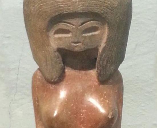 Example of a typical Valdivia ceramic figurine. (Alicia McDermott)