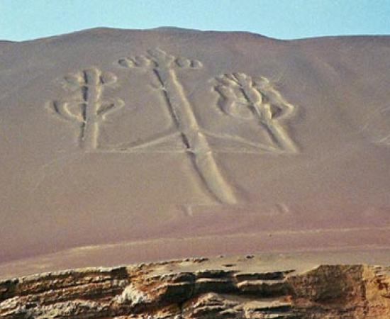 The mysterious prehistoric geoglyph of the Paracas Candelabra