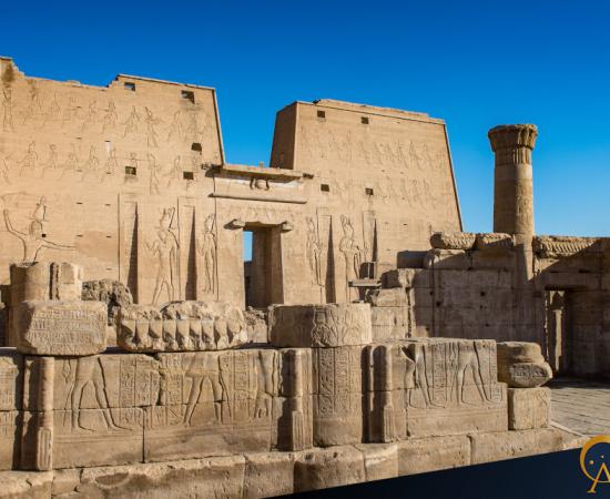 The Ptolemaic Temple of Horus at Edfu.
