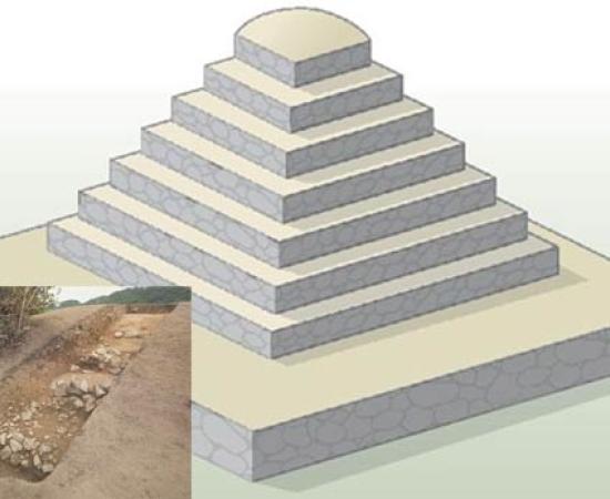Pyramid-shaped tomb in Japan - Asuka