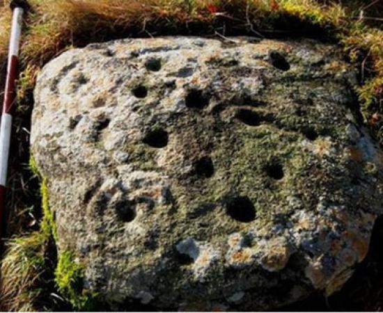 Rare ancient rock art in Scotland