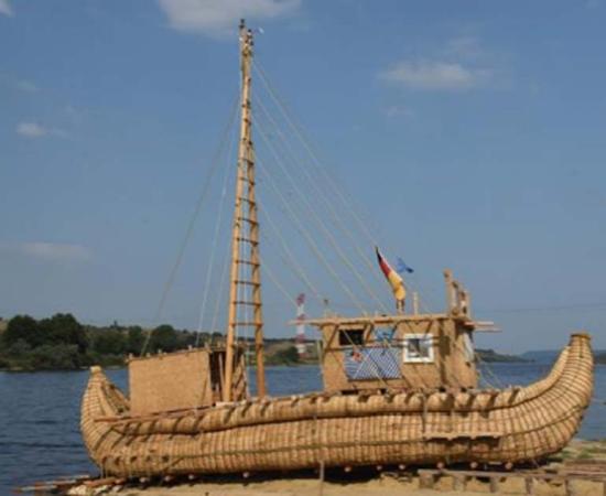 The Abora IV, based on the ancient Egyptian reed boat. Source: Mission ABORA