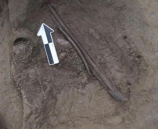 The tiny remains were found at the ancient Upward Sun River site in Alaska, USA.