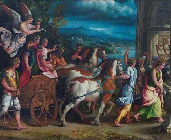 Triumph of Titus and Vespasian. Source: Public Domain