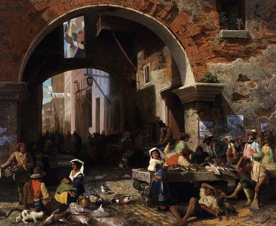 Roman Fish Market. Arch of Octavius 