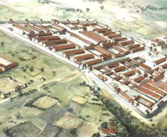 Massive Roman military camp in Germany 