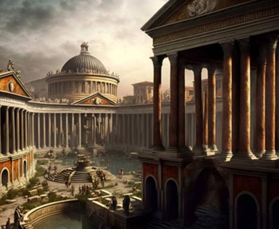 AI image of the Roman Republic