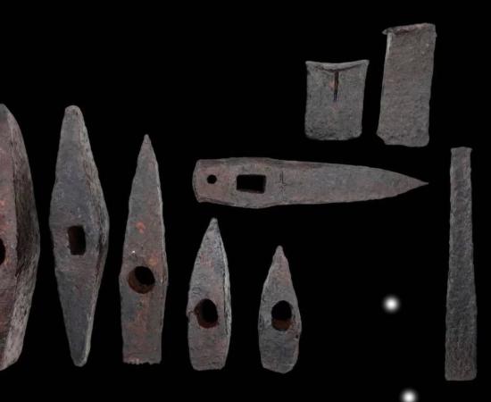 Complete Dacian stonemason’s kit from pre-Roman Romania.