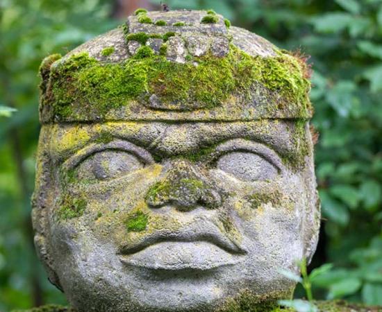 Replica of a sculpture made by the Olmecs, the ancient rubber people of Mesoamerica. Source: Stoica / Adobe Stock