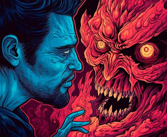 The original meaning of "to run amok" can be traced back to Southeast Asia in the 1500s, where it referred to individuals who were possessed by spirits and engaged in rampage killings. Source: X-Poser / Adobe Stock