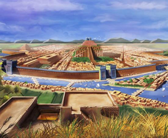 Old cities through satellite images