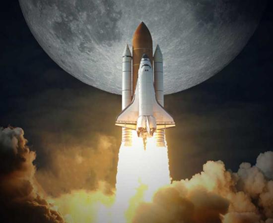 Representational image of satellite launch into space. Source: wasan / Adobe Stock 