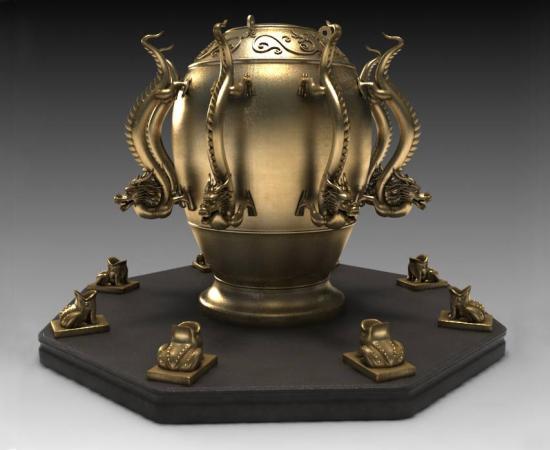 Ancient Chinese seismoscope