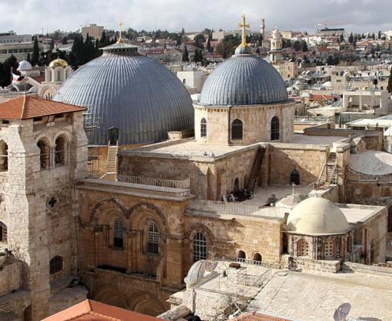  Church of the Holy Sepulchre in Jerusalem.