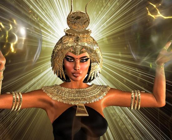 Ancient Egyptian Goddess. Credit: tk0920 / Adobe Stock